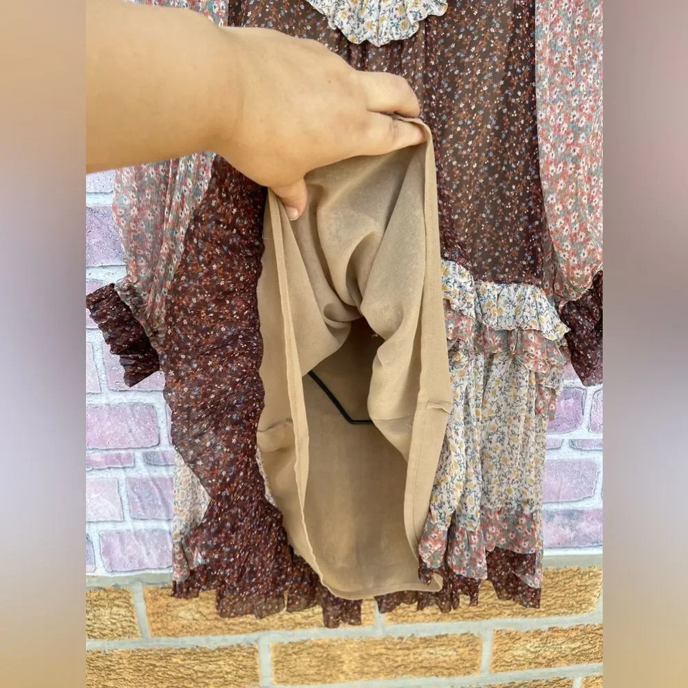 Zimmermann Eden Ruffle floral print dress size 8 - Picture 6 of 12